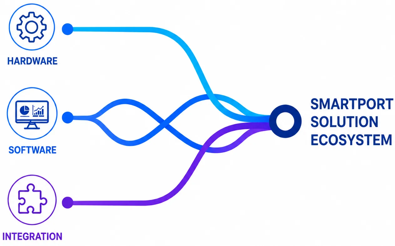 Hardware, Software, and Integration converging into SmartPort Solution Ecosystem